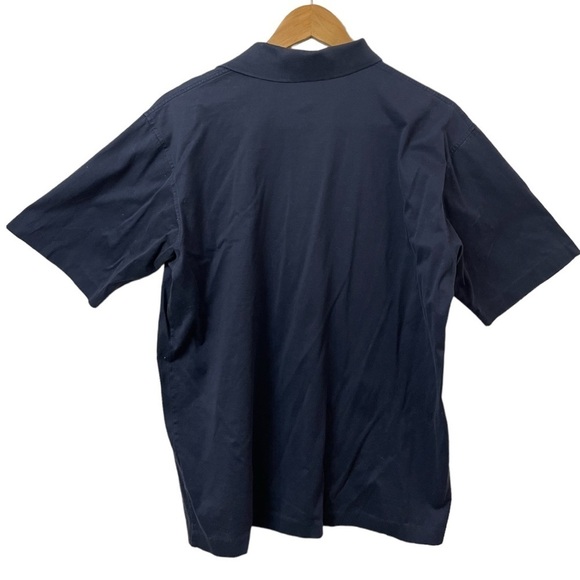 HOLT RENFREW navy polo shirt - Picture 4 of 5